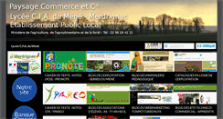 Desktop Screenshot of lyceecfadumene.fr